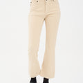 IVY Copenhagen IVY-Johanna Kick Flare Baby Cord Jeans & Pants 747 Stone Beige