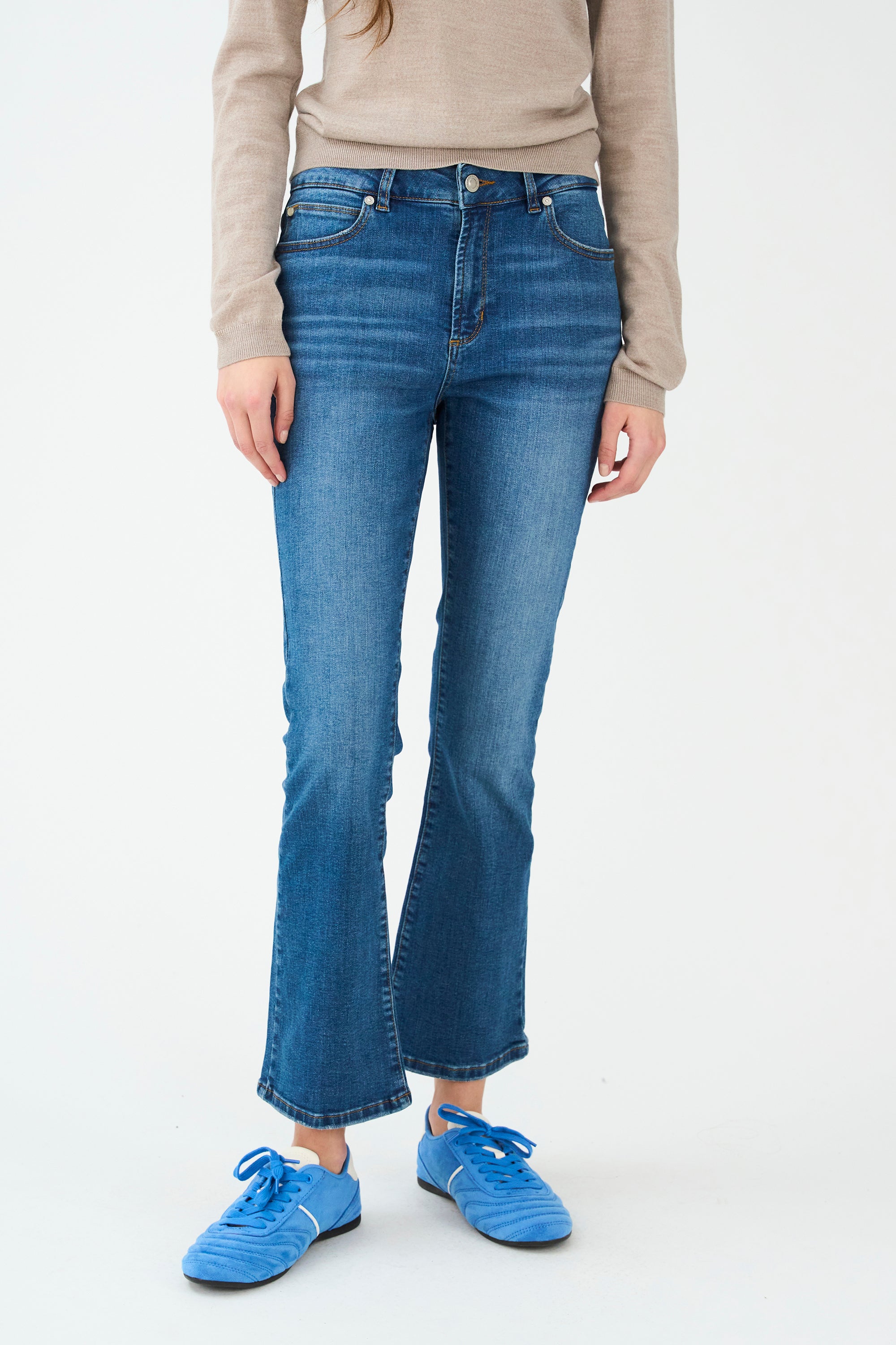 IVY Copenhagen IVY-Johanna Kick Flare Jeans Wash Andora Mid Blue Jeans & Pants 51 Denim Blue