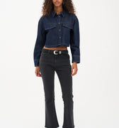 IVY Copenhagen IVY-Johanna Kick Flare Jeans Wash Faded Black Jeans & Pants 9 Black