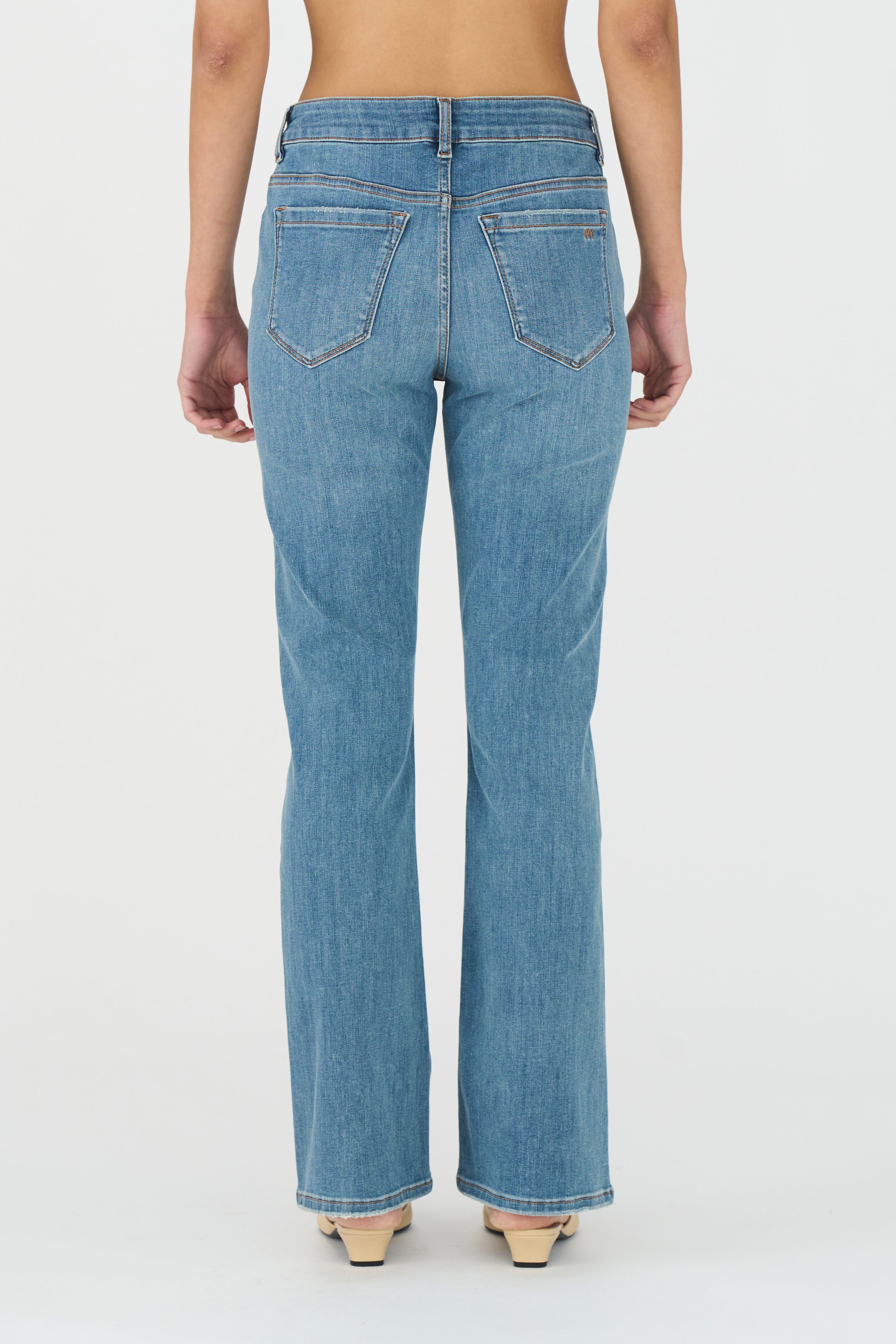 IVY-Johanna Kick Flare Jeans Wash Shadwell Denim Blue 24 28