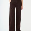 IVY Copenhagen IVY-Karmey Chino Wide Pant Jeans & Pants 722 Expresso Brown