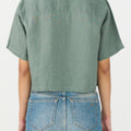 IVY Copenhagen IVY-Karmey SS Linen Shirt Shirts & Blouses 681 Dusty Steel Green
