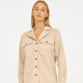 IVY Copenhagen IVY-Karmey Weekend Jacket Coats & Jackets 747 Stone Beige