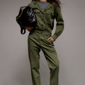 IVY Copenhagen IVY-Karmey Weekend Pant Jeans & Pants 618 Dark Deep Army
