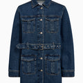 IVY Copenhagen IVY-Kay Belted Uniform Jacket Wash Dublin Original Coats & Jackets 51 Denim Blue