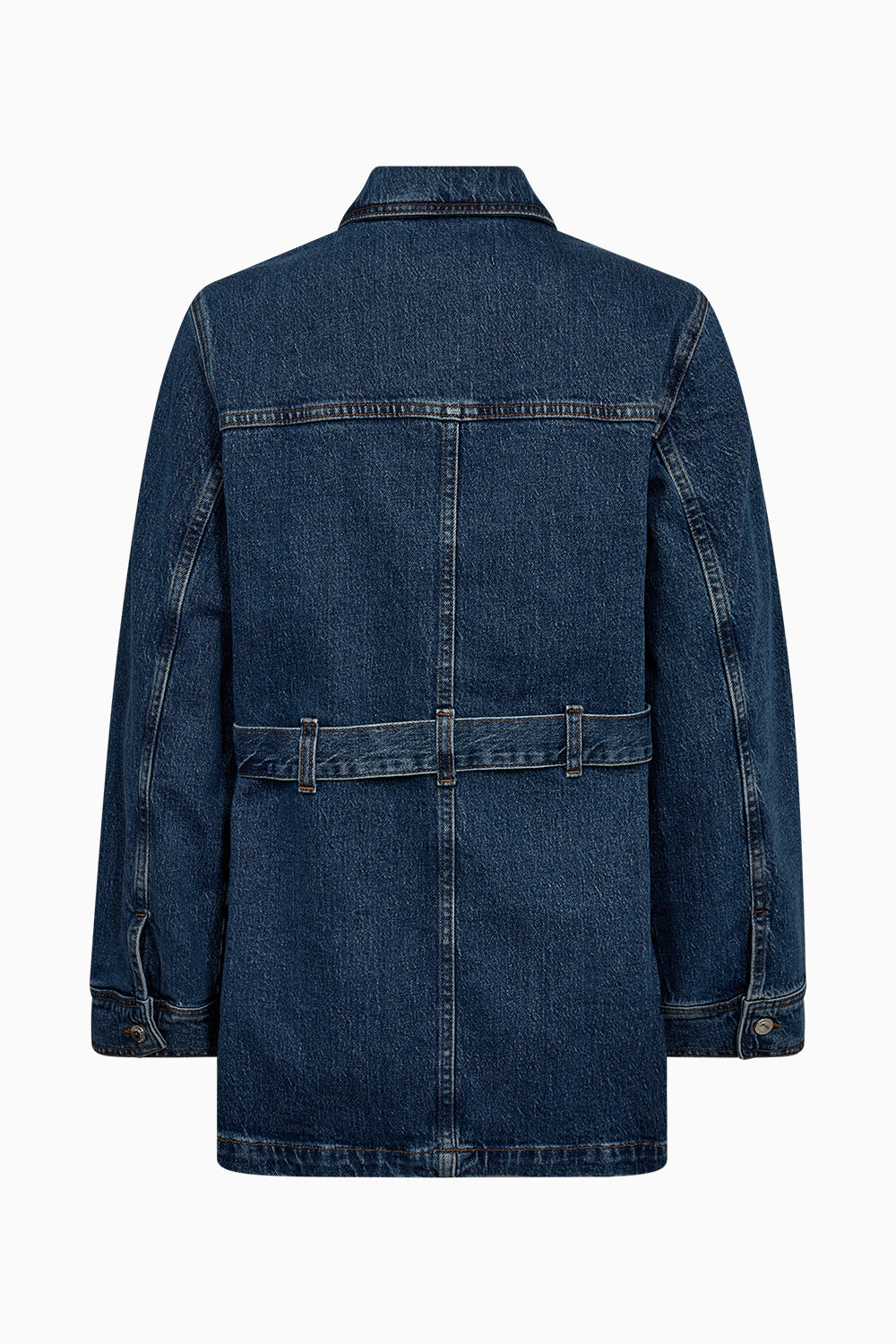 IVY Copenhagen IVY-Kay Belted Uniform Jacket Wash Dublin Original Coats & Jackets 51 Denim Blue