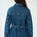 IVY Copenhagen IVY-Kay Belted Uniform Jacket Wash Dublin Original Coats & Jackets 51 Denim Blue