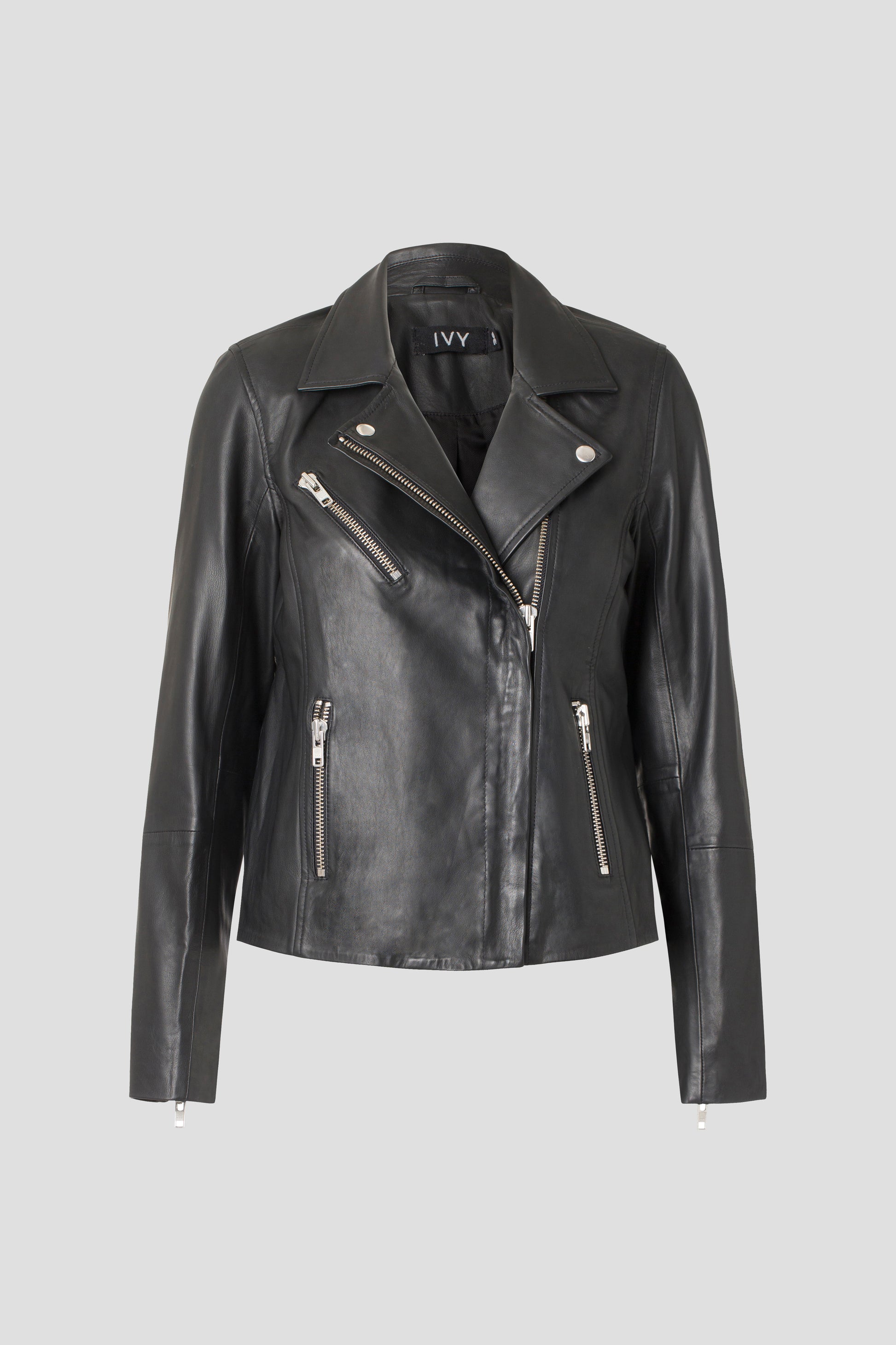 IVY Copenhagen IVY-Kylie Biker Leather Jacket Leather 9 Black