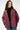 IVY Copenhagen IVY-Kylie Leather Cardigan Leather Burgundy