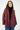 IVY Copenhagen IVY-Kylie Leather Cardigan Leather Burgundy