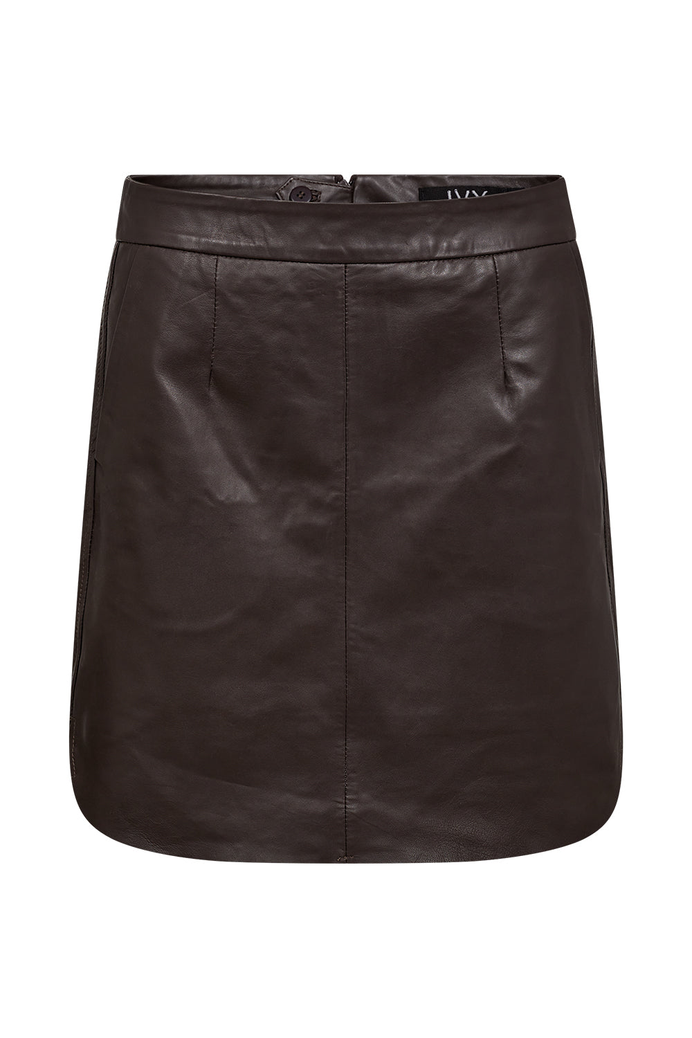 IVY-Kylie Leather Mini Skirt Expresso Brown – Ivy Copenhagen