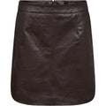 IVY Copenhagen IVY-Kylie Leather Mini Skirt Leather 722 Expresso Brown