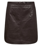 IVY Copenhagen IVY-Kylie Leather Mini Skirt Leather 722 Expresso Brown