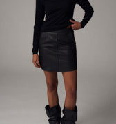 IVY Copenhagen IVY-Kylie Leather Mini Skirt Leather 9 Black