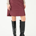 IVY Copenhagen IVY-Kylie Leather Mini Skirt Leather Burgundy