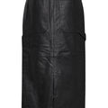 IVY Copenhagen IVY-Kylie Worker Pocket Leather Skirt Leather 9 Black