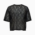 IVY Copenhagen IVY-Lara Lace Tee Tops & T-shirts 9 Black
