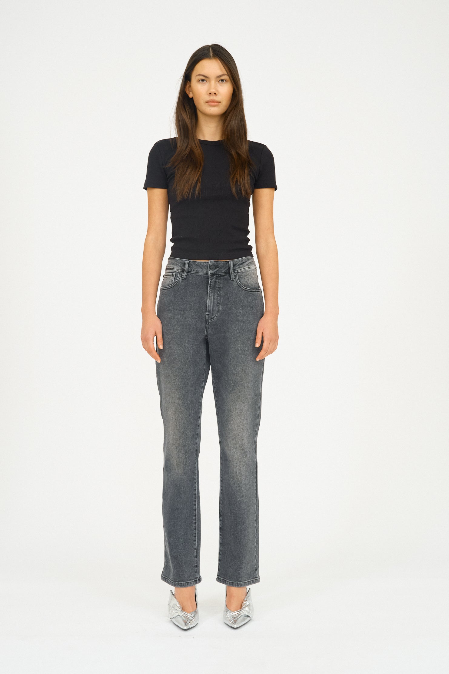 IVY Copenhagen IVY-Lila Jeans Wash Rocking Black Jeans & Pants 9 Black