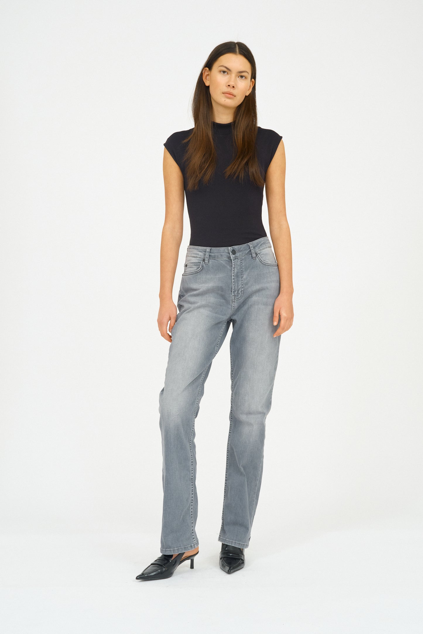IVY Copenhagen IVY-Lulu Jeans Wash Torca Jeans & Pants 8 Grey