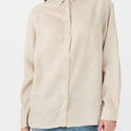 IVY Copenhagen IVY-Matti LS Linen Shirt Shirts & Blouses 747 Stone Beige