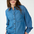 IVY Copenhagen IVY-Matti Lyocel Shirt Wash Bronx Shirts & Blouses 51 Denim Blue