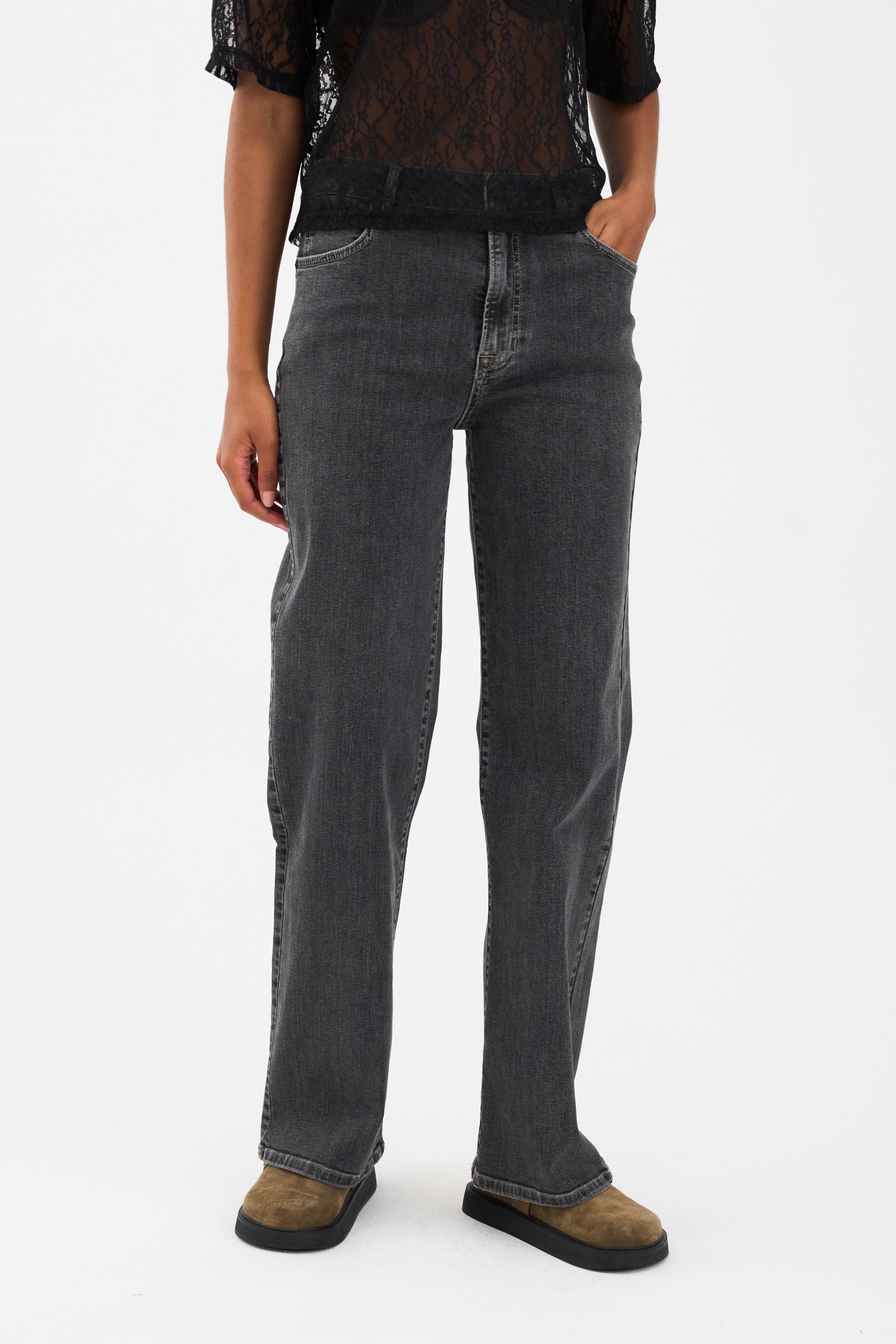 IVY Copenhagen IVY-Mia Jeans Wash Vintage Black Jeans & Pants 9 Black