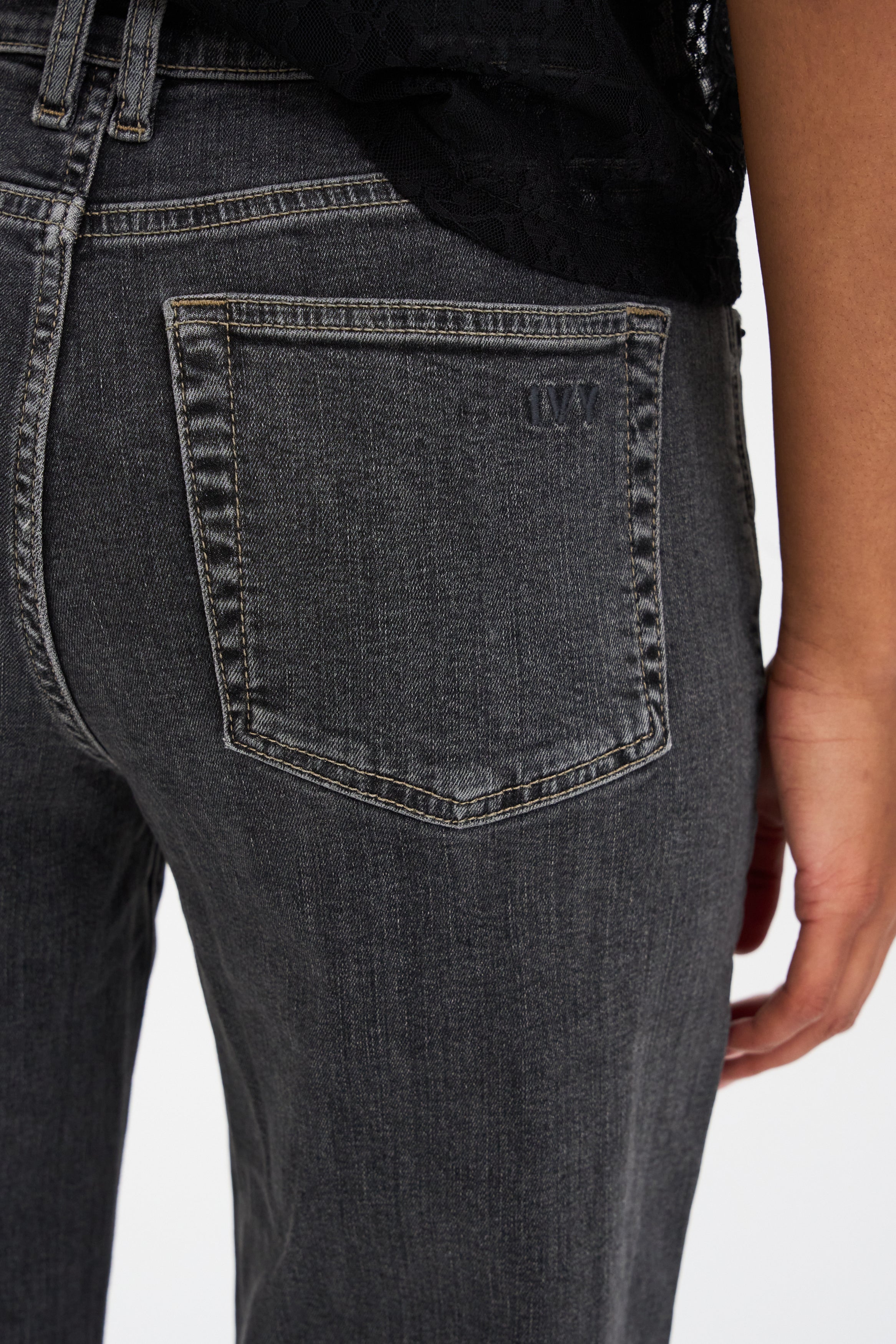 IVY Copenhagen IVY-Mia Jeans Wash Vintage Black Jeans & Pants 9 Black