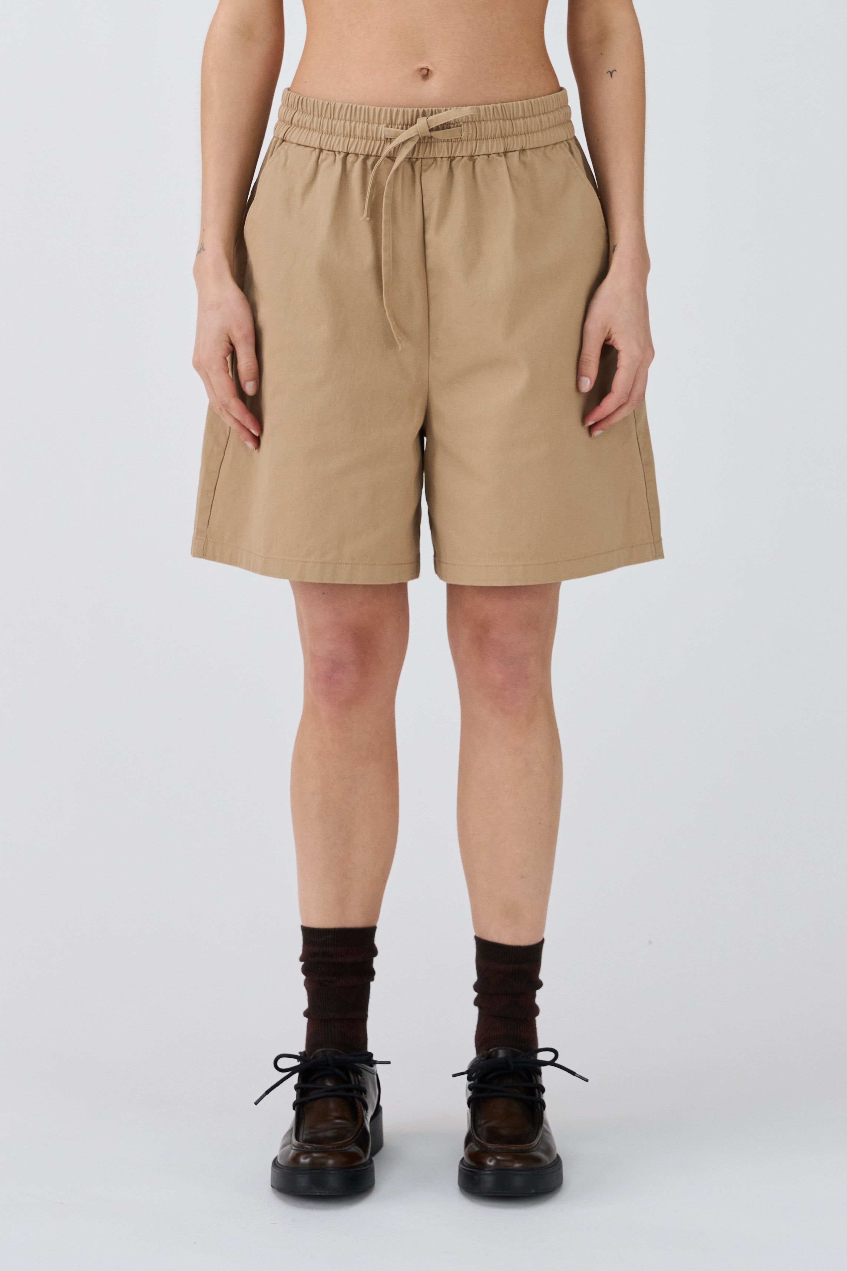 IVY-Morisette Tie Shorts Khaki 34 - Main Image