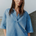 IVY Copenhagen IVY-Opera Oversize Polo Shirt Wash Lille Shirts & Blouses
