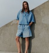 IVY Copenhagen IVY-Opera Tie Shorts Wash Lille Jeans & Pants 51 Denim Blue