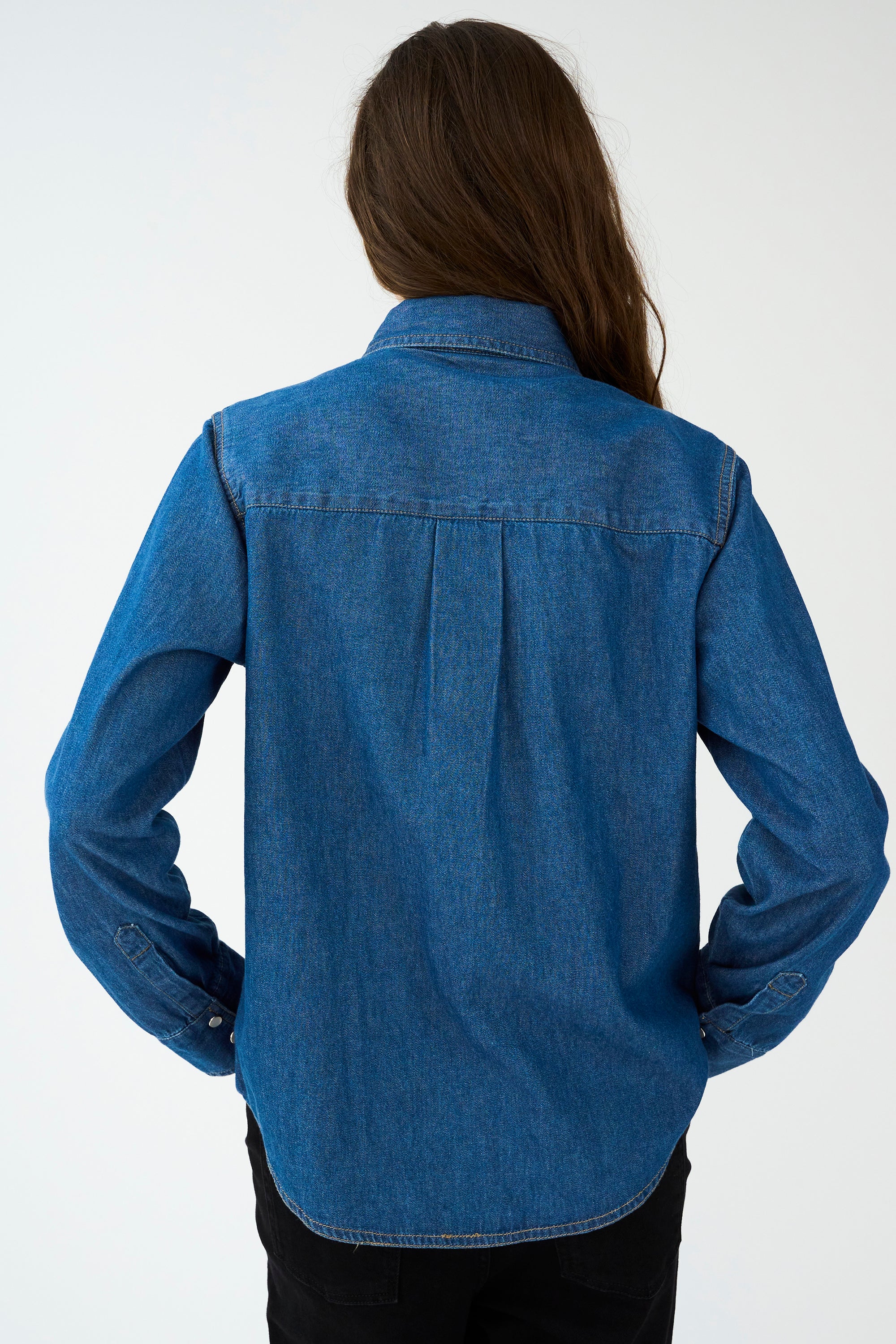 IVY Copenhagen IVY-Ora Denim Shirt Dark Blue Shirts & Blouses 51 Denim Blue