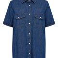 IVY Copenhagen IVY-Ora SS Shirt Shirts & Blouses 513 Mid Blue Denim