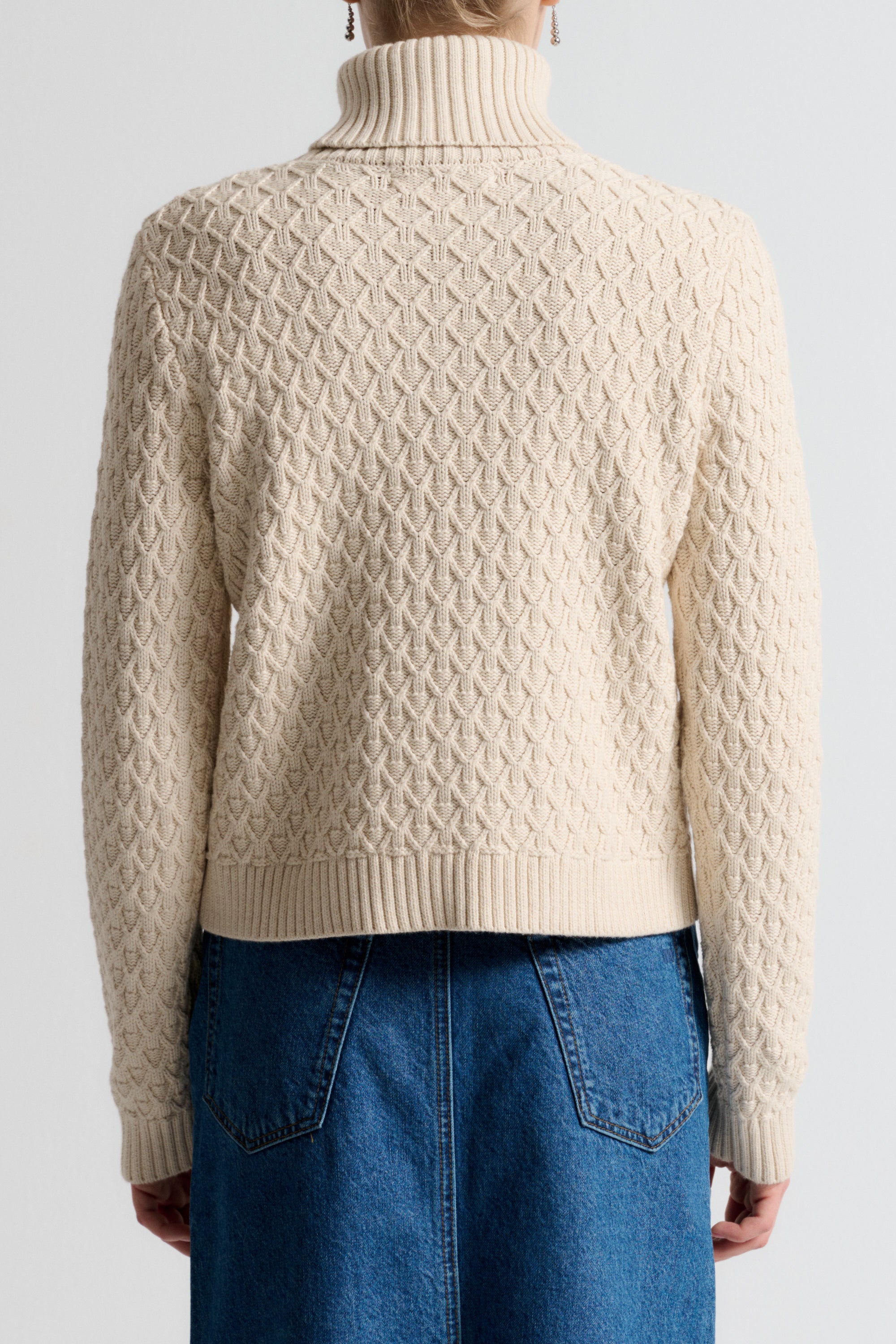 IVY Copenhagen IVY-Prescilla Rollneck Knitwear 03 Ecru