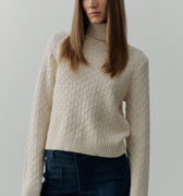 IVY Copenhagen IVY-Prescilla Rollneck Knitwear 03 Ecru