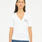 IVY Copenhagen IVY-Rita V-Neck Tee Tops & T-shirts 01 White