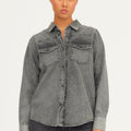 IVY Copenhagen IVY-Roxy Deco Denim Shirt Wash Black Shirts & Blouses 9 Black