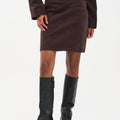 IVY Copenhagen IVY-Sign Cord Mini Skirt Skirt 722 Expresso Brown