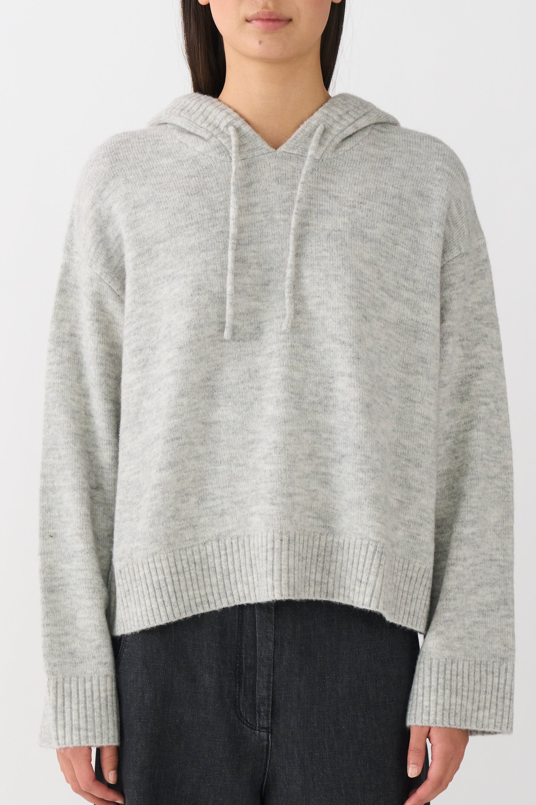 IVY Copenhagen IVY-Sinead Hoodie Knit Knitwear 81 Grey Melange