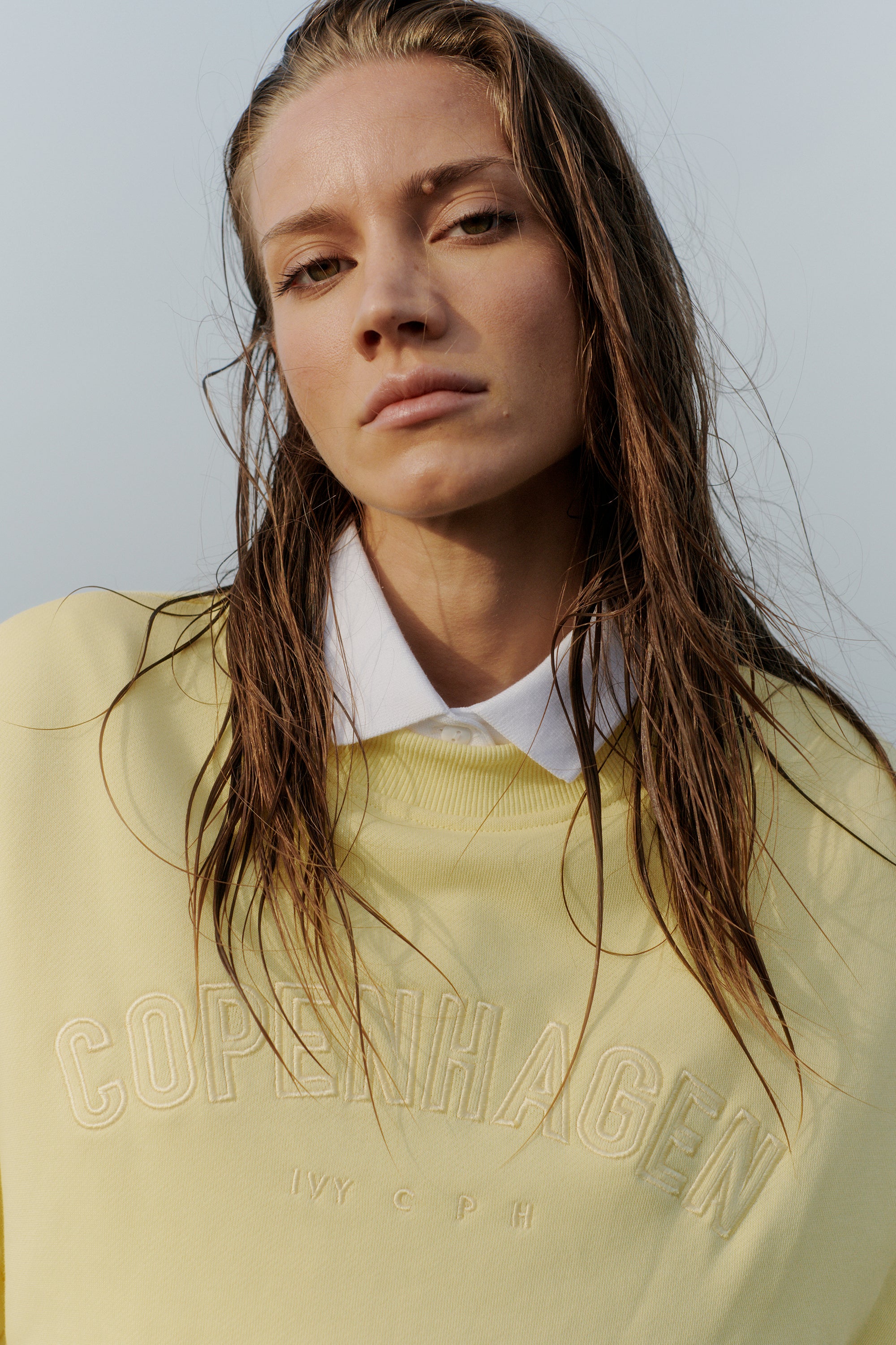 IVY Copenhagen IVY-Suki Oversize Sweat Shirts & Blouses 115 Mellow Yellow