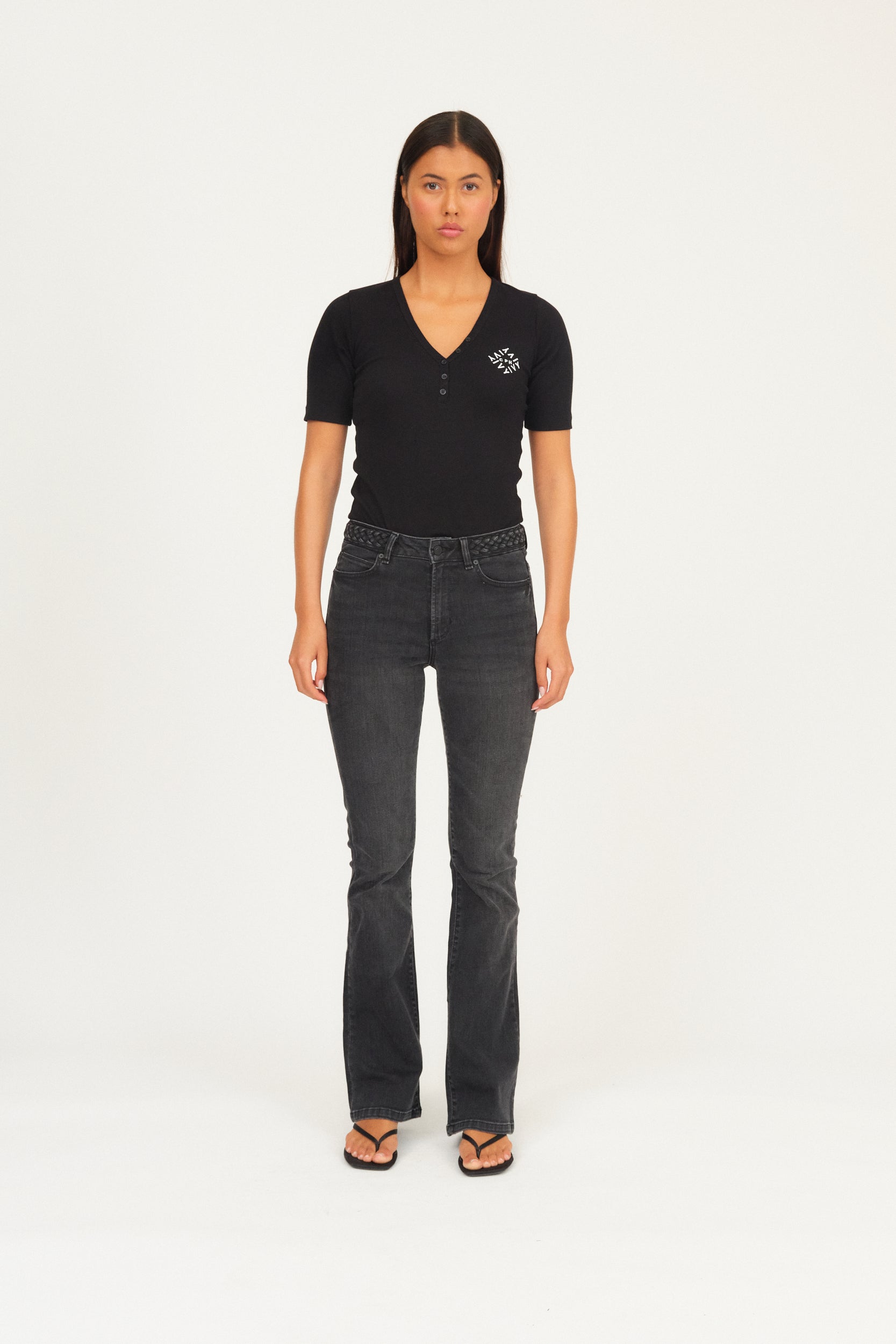 IVY Copenhagen IVY-Tara 70's Jeans Wash Organic Grey Jeans & Pants 8 Grey