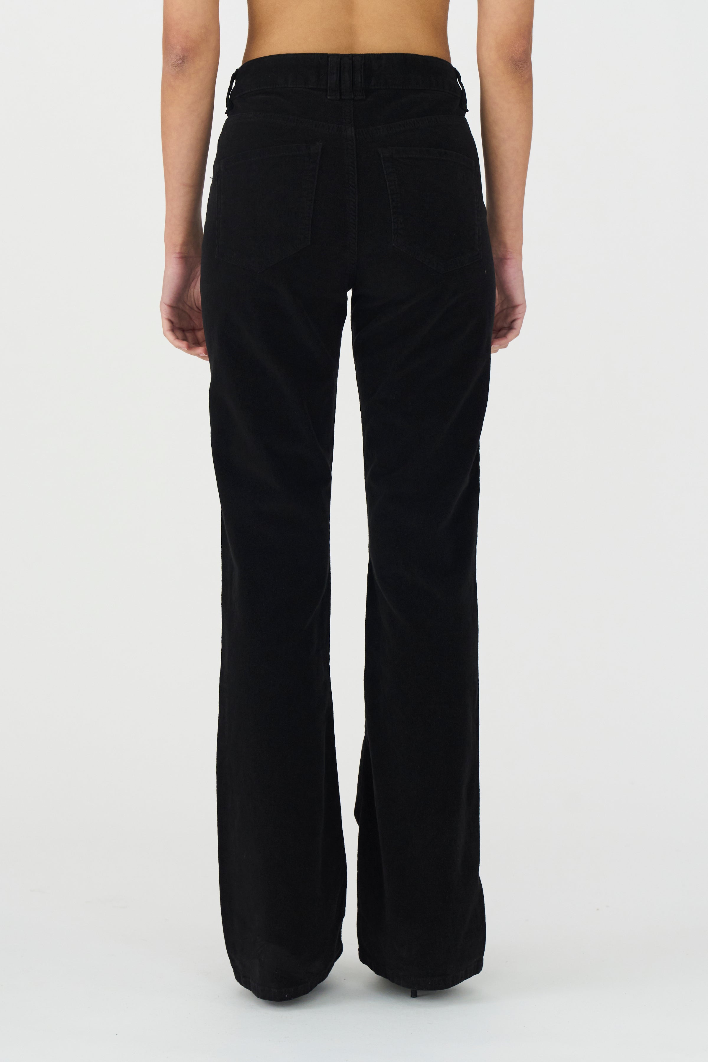 IVY Copenhagen IVY-Tara Flare Jeans Baby Cord Jeans & Pants 9 Black