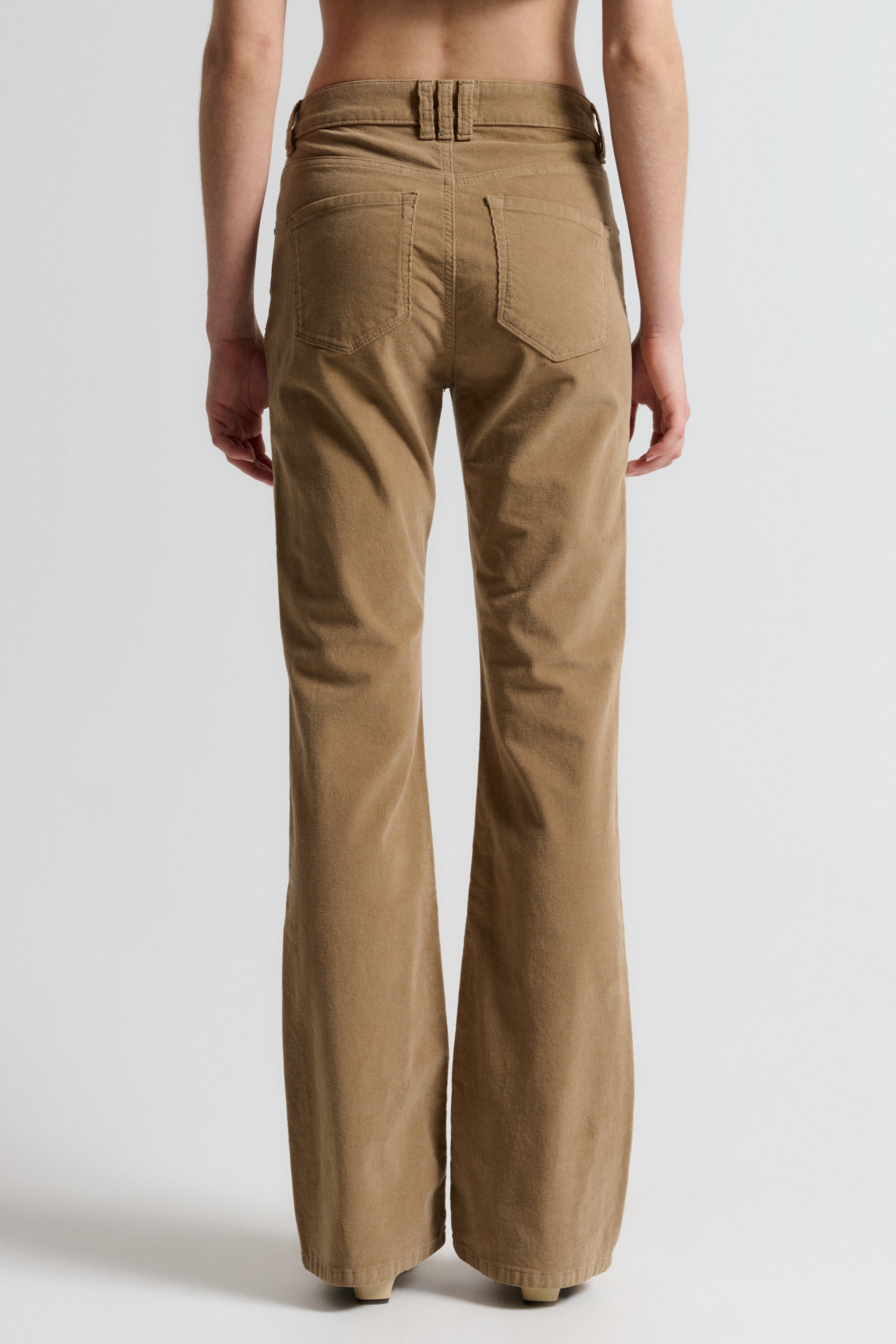 IVY Copenhagen IVY-Tara Flare Jeans Baby Cord Jeans & Pants 782 Nuts Brown
