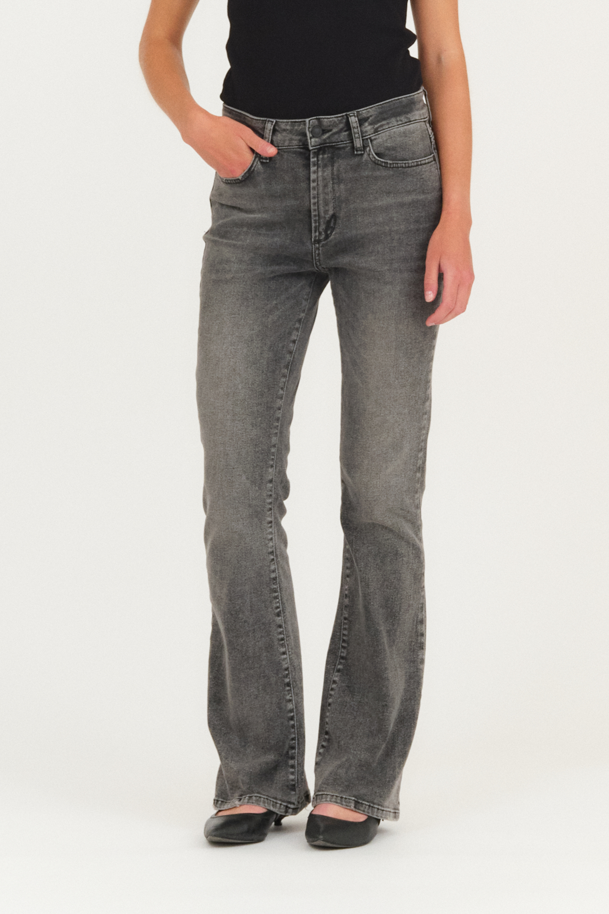 IVY Copenhagen IVY-Tara Jeans Wash Rockstar Grey Jeans & Pants 8 Grey