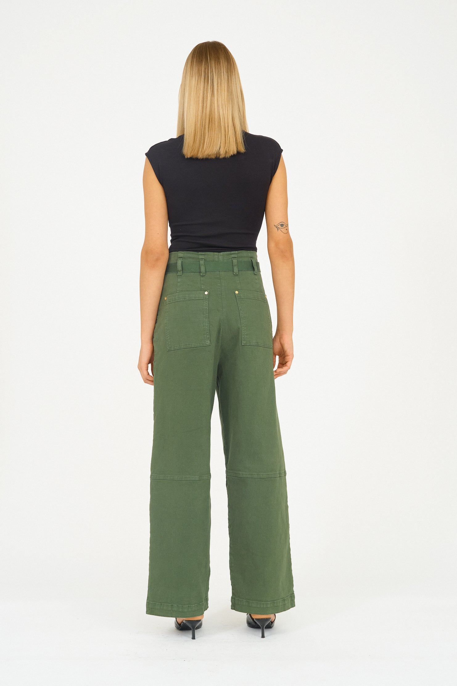 IVY Copenhagen IVY-Tessa Worker Pant Fresh Army Green Jeans & Pants 674 Fresh Army Green
