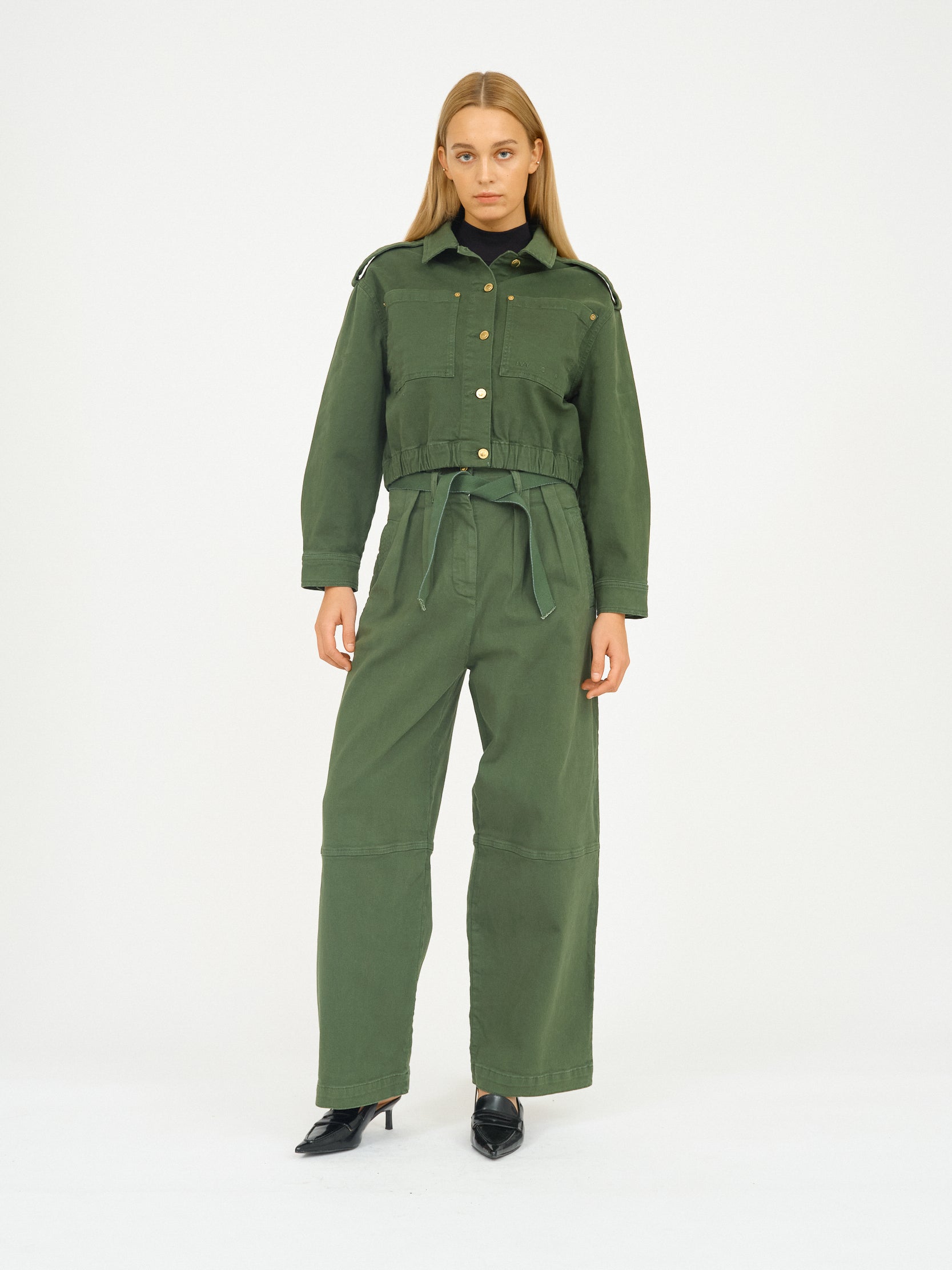 IVY Copenhagen IVY-Tessa Worker Pant Fresh Army Green Jeans & Pants 674 Fresh Army Green