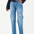 IVY Copenhagen IVY-Tonya Cropped Jeans Wash Harlem Distr. Jeans & Pants 51 Denim Blue