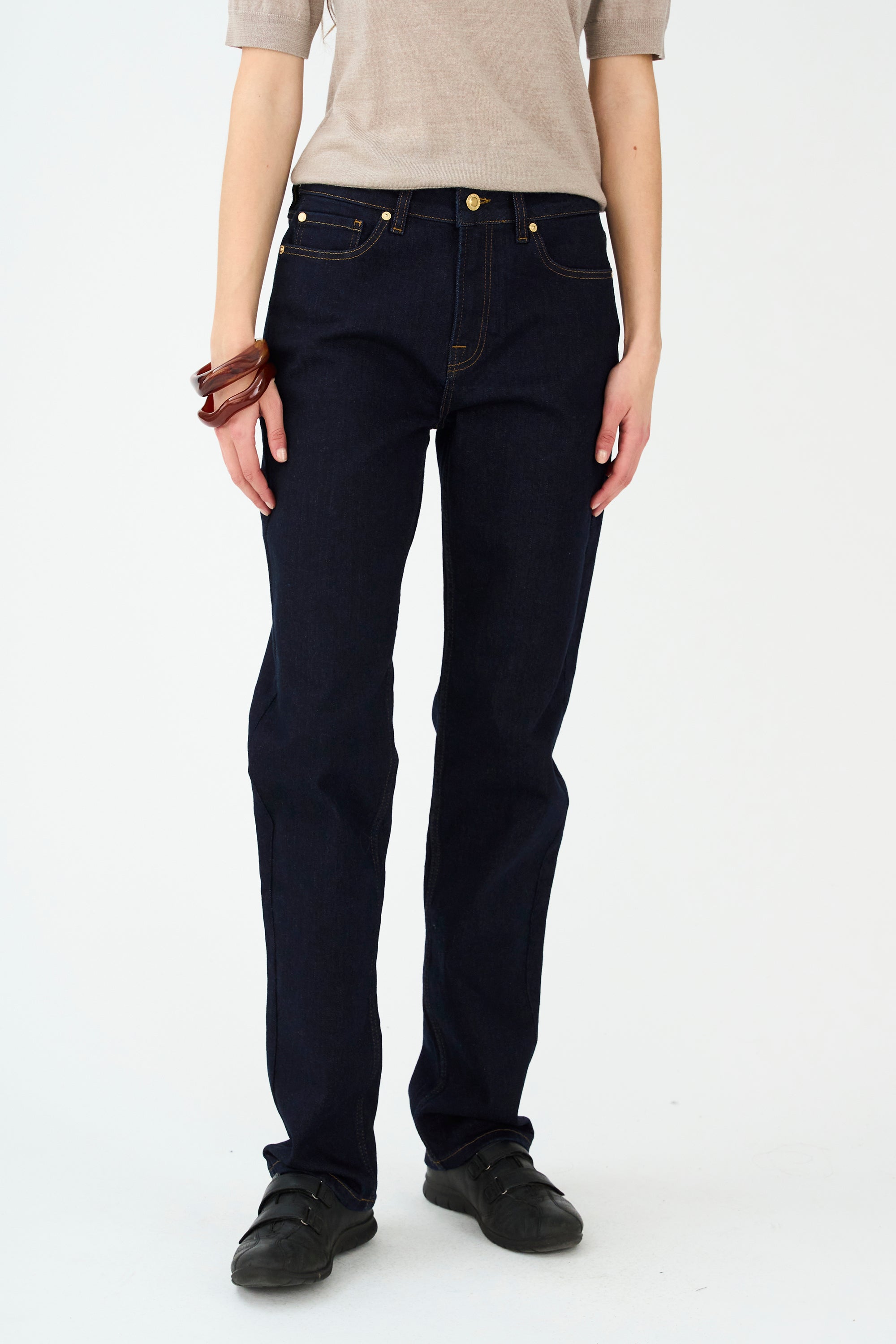 IVY Copenhagen IVY-Tonya Cropped Jeans Wash Rinse Vicky Jeans & Pants 51 Denim Blue