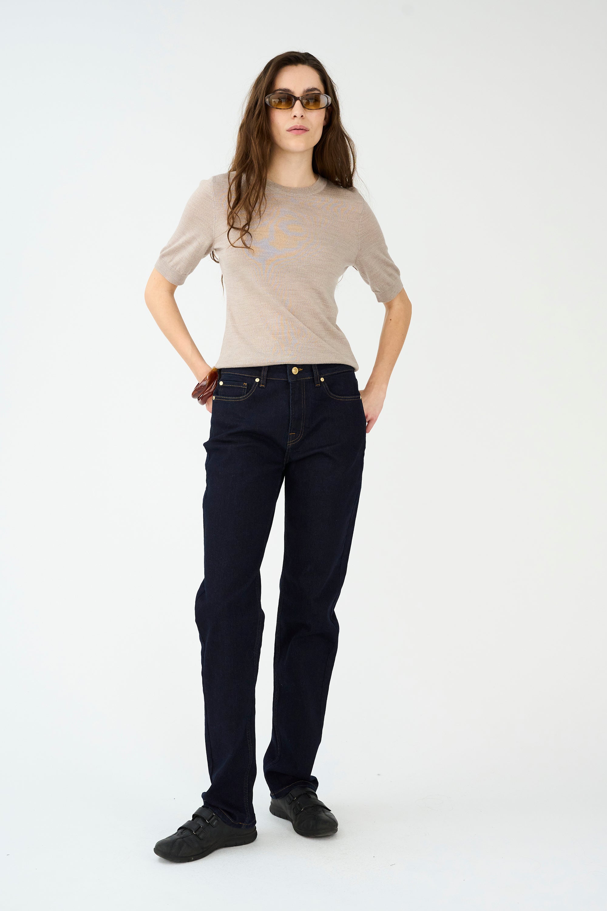 IVY Copenhagen IVY-Tonya Cropped Jeans Wash Rinse Vicky Jeans & Pants 51 Denim Blue