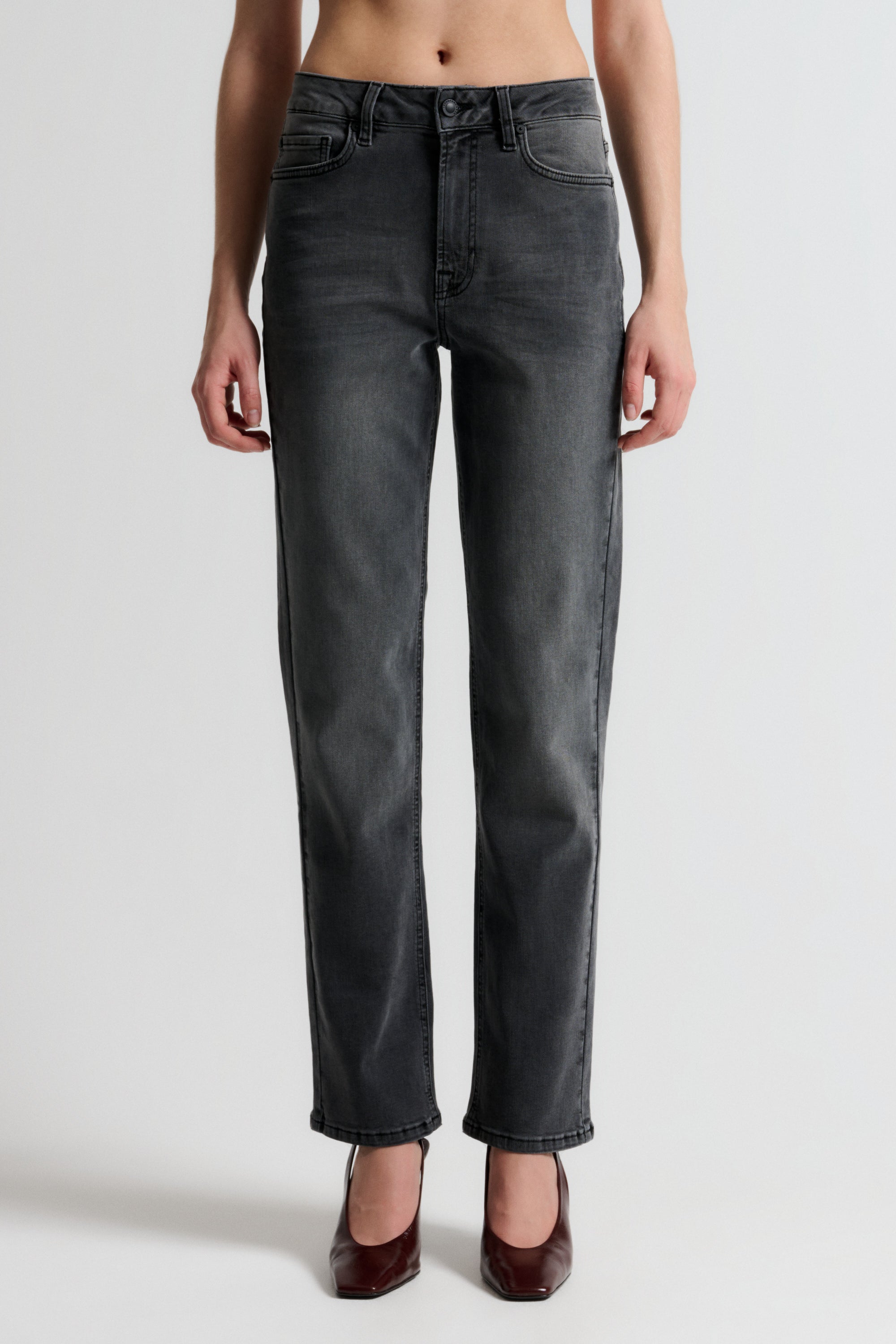 IVY Copenhagen IVY-Tonya Jeans Power Grey Jeans & Pants 8 Grey