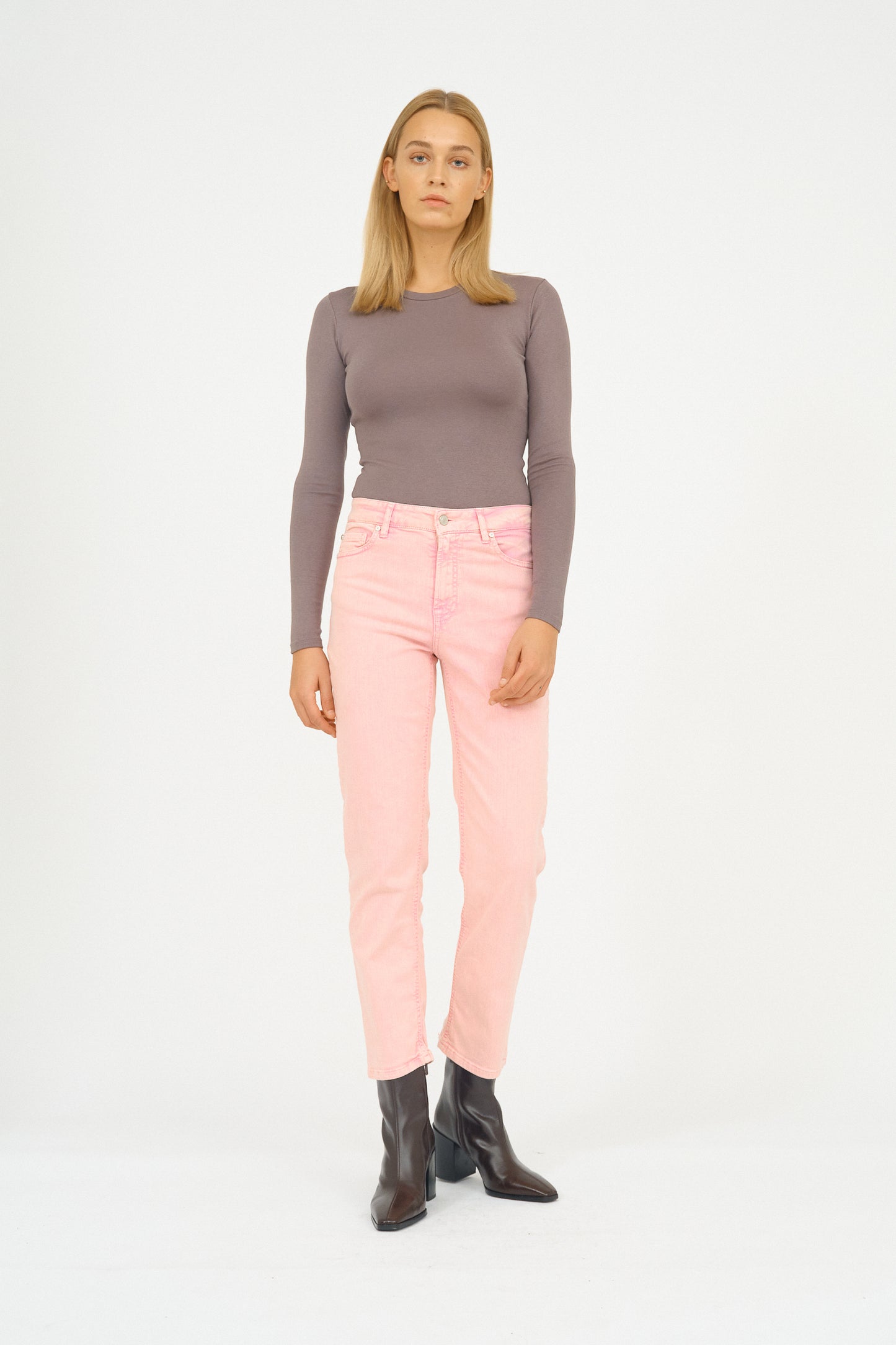 IVY Copenhagen IVY-Tonya Jeans Stone Lip Stick Pink Jeans & Pants 380 Lipstick Pink